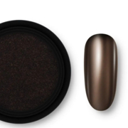 Nail polish MC-22, shiny dark brown