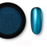 Nail polish MC-10, shiny blue