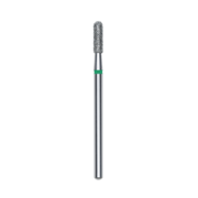 Frez diamentowy Staleks Cylinder zaokrąglony 2.3*8 mm, zielony