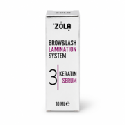 Krok do laminacji brwi i rzęs Zola 03 Keratin Serum 10 ml