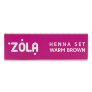 Набір хни Zola Henna Set 2,5 г*4 шт, warm brown