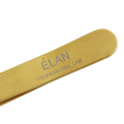 Пінцет для брів Elan Gold в косметичці Elan Bronze