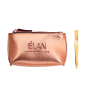 Elan brand cosmetic bag in Rose Gold