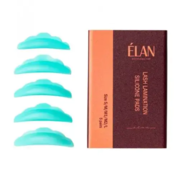 Elan L silicone rollers 5 pairs, turquoise