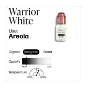 Пигмент Perma Blend Luxe Warrior White для перманентного макияжа ареол, 15 мл
