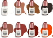 Zestaw pigmentów Perma Blend Luxe Vicky Martin&#039;s Unstoppable Areola Set  do makijażu permanentnego, 8*15 ml