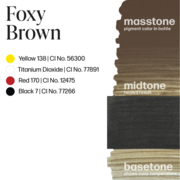 Пігмент Perma Blend Luxe Foxy Brown для перманентного макіяжу брів, 15 мл
