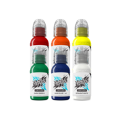 World Famous Simple Set of tattoo inks, 6*30 ml