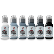 World Famous A.D. Pancho Pastel Tattoo ink set v2, 6*30 ml