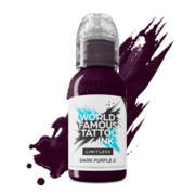 Farba do tatuażu World Famous Dark Purple nr  2, 30 ml