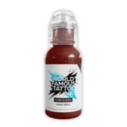 Farba do tatuażu World Famous Dark Red nr 2, 30 ml