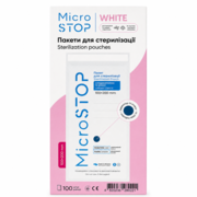 Microstop Sterilization Bags with Indicator 100*200 (100 pcs pack), White Kraft