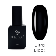 Lakier hybrydowy DNKa Ultra Black, 12 ml