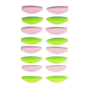 Zestaw wałeczków silikonowych Zola Round Curl Pink &amp; Green (S, S1, M, M1, L, L1, XL, XL1)