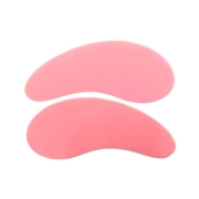 Reusable silicone eye patches for eyelash lift (1 pair), pink