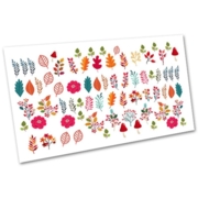 Nail art stickers no. 3426, multicoloured