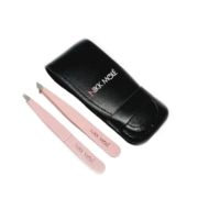 Nikk Mole eyebrow tweezers set (2 pcs), pink