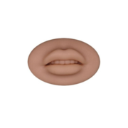 Hyper-realistic artificial skin for practising permanent make-up Lips, brown