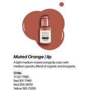 Пигмент Perma Blend Luxe Muted Orange v2 для перманентного макияжа губ, 15 мл