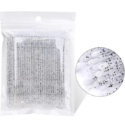 Glitter micro brush applicators (100 pcs. op.), black