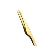 Lightbrow tweezers No. 2, gold