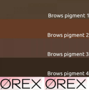 Pigment Orex Brows nr 1 do makijażu permanentnego, 10 ml