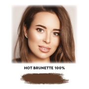 Фарба для брів Okis Brow Hot Brunette з екстрактом хни, без окисника, 5мл