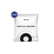 Фарба для брів Okis Brow Gentle Brown з екстрактом хни, без окисника, 5мл