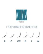 Vilmy Viya mustad ripsmed 20 riba Mix C, 0.10, 6-10 mm