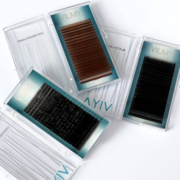 Vilmy Viya black eyelashes 20 strips Mix D, 0.10, 9-12 mm