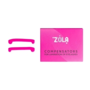 Kompensatory nakładki do laminacji rzęs Zola 1 para, różowe