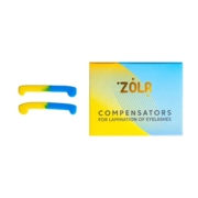 Компенсаторы для ламинирования ресниц Zola 1 пара, желто-голубые