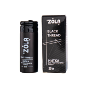 Zola eyebrow geometry floss 30 m, black