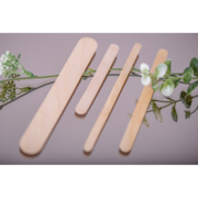 Mini wooden depilation spatulas (long) 13*1 cm, 100 pcs. op.