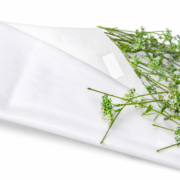 Non-woven white cloak PANW (1 pc.)