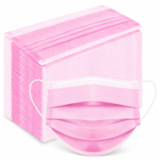 Einweg 3-lagige Masken PANW (50 Stück pro Packung), rosa
