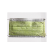 Disposable 3-layer masks (50 pcs.), lime green