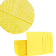 Foiled towelling sheet 33*48 cm (50 pcs.), yellow