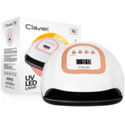 Лампа для манікюру Clavier LED + UV-T5 MAX 220W, біла