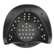 Лампа для манікюру Clavier LED + UV-Q10 Smart 2.0 220W, чорна матова