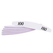 Best Quality boat nail file CU-05 purple centre, 100/180 grit