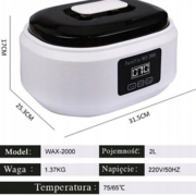 LoveWax 2000 paraffin wax heater 300W, white