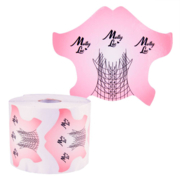 Шаблоны для форм ногтей идеальная салонная линия MollyLac миндаль (500 шт. уп.), пудра розовая