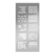 Stamping tray with designs DN-018