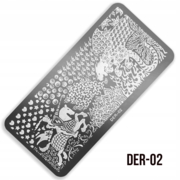 Stamping tray with designs DER-02