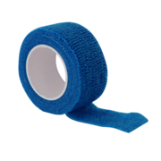 Cohesive self-adhesive elastic bandage 2.5 cm*4.5 m, blue 