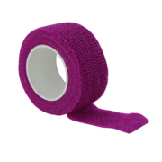 Cohesive self-adhesive elastic bandage 2.5 cm*4.5 m, purple