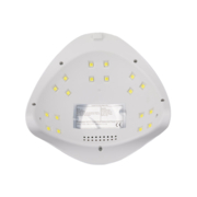 Лампа для манікюра LED UV 54W X3 з блоком живлення і кабелем USB, біла