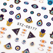 Nail art stickers thin self-adhesive STZ-CS177, geometric 