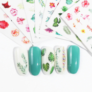 Water nail stickers STZ-824, leaves